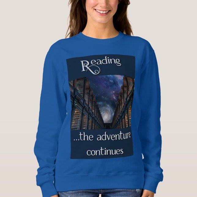 Camiseta Lendo, a aventura continua (Frente)