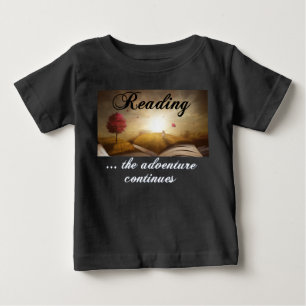 Camiseta Lendo, a aventura continua