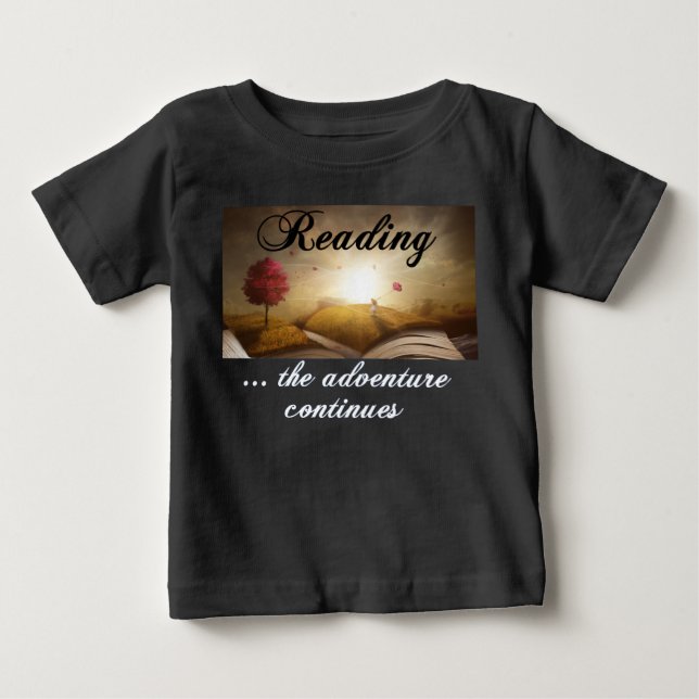 Camiseta Lendo, a aventura continua (Frente)