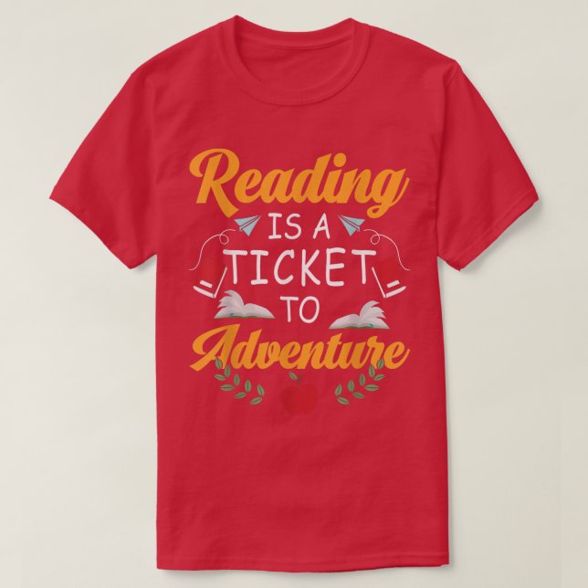 Camiseta Lendo Adventure Funny Book Leitor Humor Book Lov (Frente do Design)