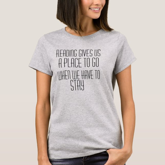 Camiseta Lendo citações (Frente)