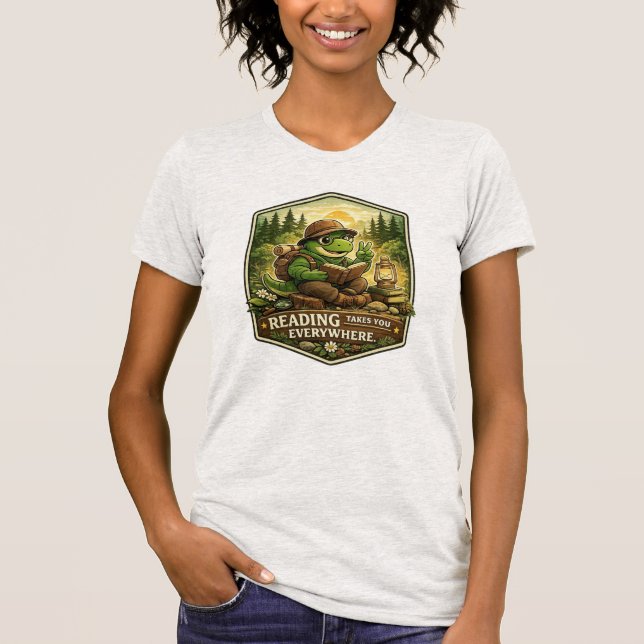 Camiseta Lendo Dino (Frente)