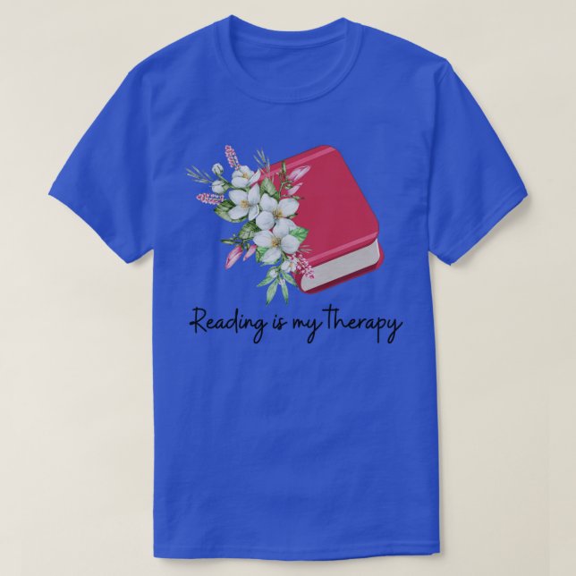 Camiseta Lendo é minha terapia 1131 (Frente do Design)