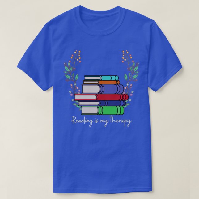 Camiseta Lendo é minha terapia 29 (Frente do Design)