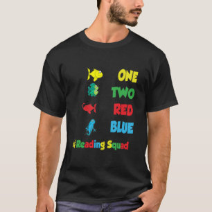 Camiseta Lendo Esquadrão de Professores Dois Peixes Azuis 