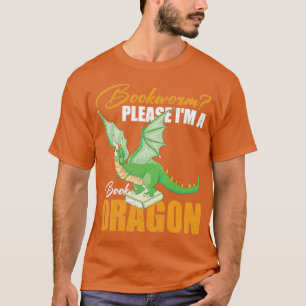 Camiseta Lendo Fantasia Animal Engraçado Livro Dragão