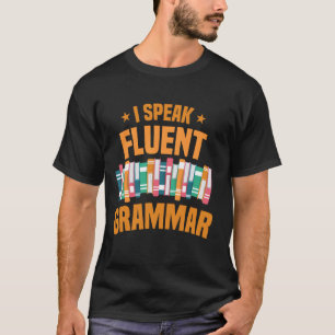 Camiseta Lendo Gramática da Polícia Inglesa Professor Leito