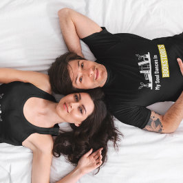 Camiseta Lendo Hobby: Minha Alma Dança Em Livrarias