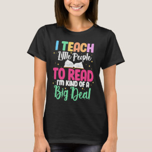 Camiseta Lendo Leitor De Livros De Professores Eu Ensino Pe