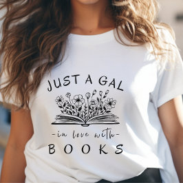 Camiseta Lendo livro é apenas um amigo apaixonado por livro