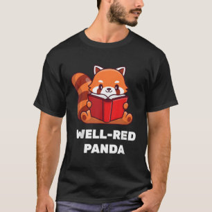 Camiseta Lendo Nerd do Livro Vermelho Panda