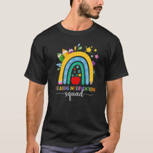 Camiseta Lendo O Professor De Arco-Íris Esquadrão De Interv