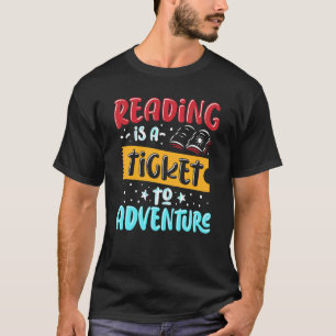 Camiseta Lendo Professor da Biblioteca de Ingressos Estudan