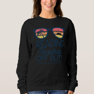 Camiseta Lendo professor fora de serviço Óculos de sol prai