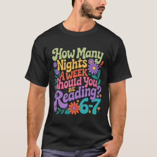 Camiseta Lendo Seis Sete Meme Amante Do Livro 67 Professor