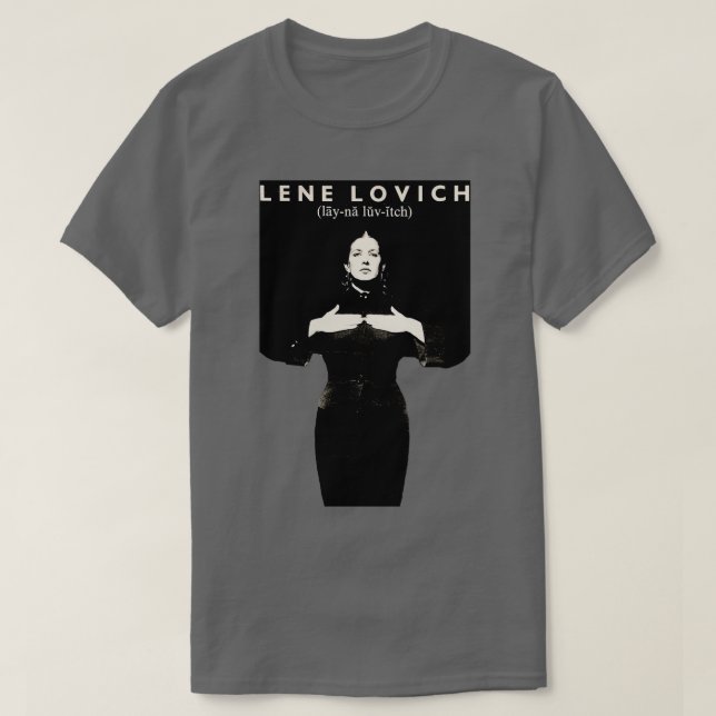 Camiseta LENE LOVICH 70s (Frente do Design)