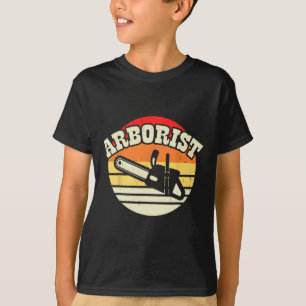 Camiseta Lenhador de árvores escalador de árvores cortador
