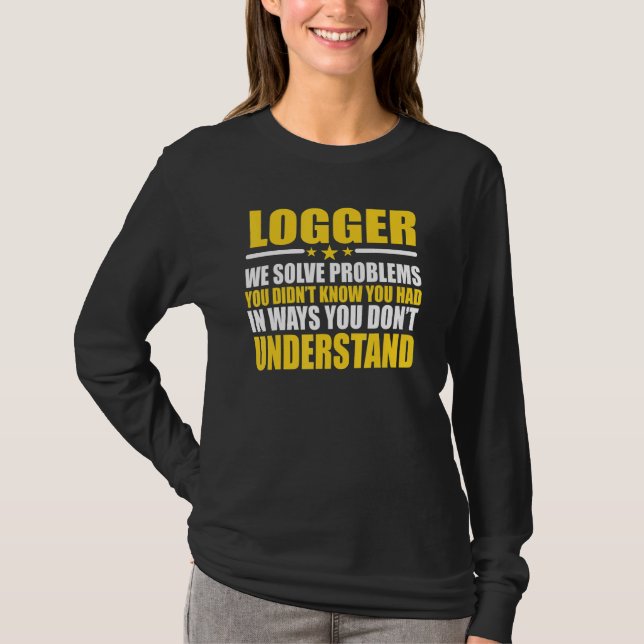 Camiseta Lenhadores Resolvemos Problemas (Frente)