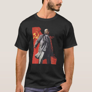 Camiseta Lenin Forever União Soviética URSS Rússia Retro Vi