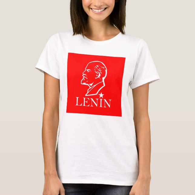 Camiseta Lenin, URSS, CCCP, União Soviética, Comunismo (Frente)