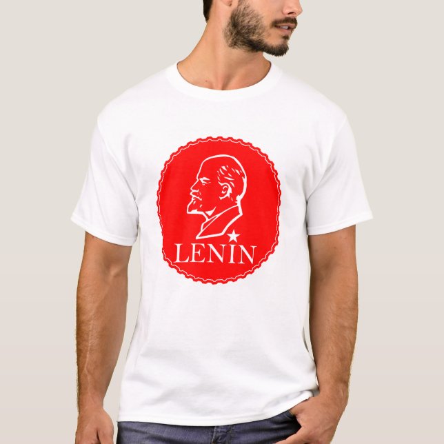 Camiseta Lenin, URSS, CCCP, União Soviética, Comunismo (Frente)