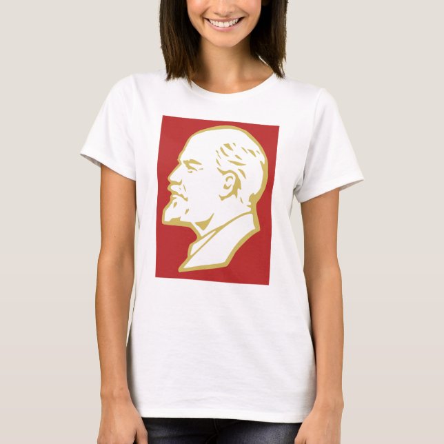 Camiseta Lenin, URSS, CCCP, União Soviética, Comunismo (Frente)