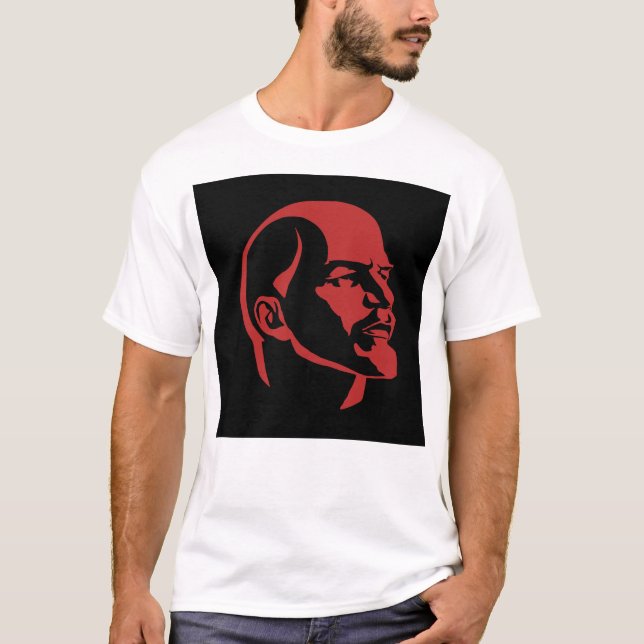 Camiseta Lenin, URSS, CCCP, União Soviética, Comunismo (Frente)