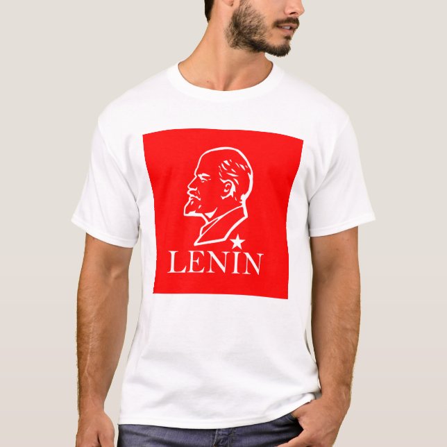 Camiseta Lenin, URSS, CCCP, União Soviética, Comunismo (Frente)