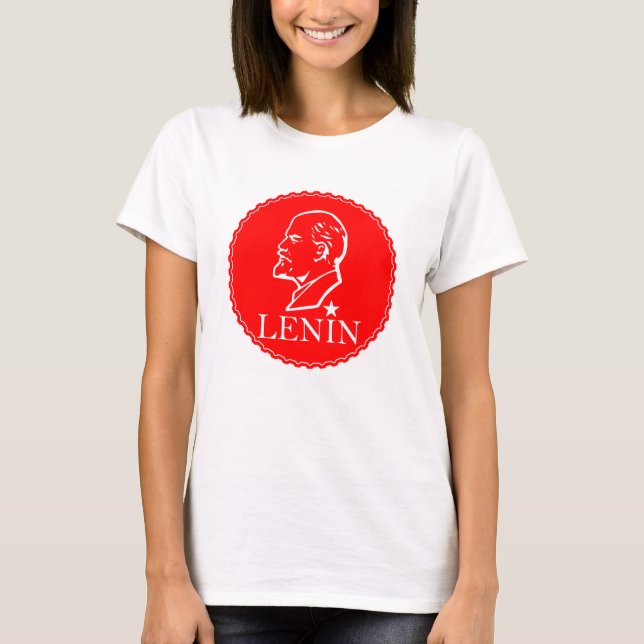 Camiseta Lenin, URSS, CCCP, União Soviética, Comunismo (Frente)