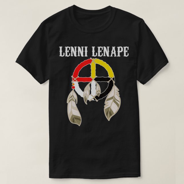 Camiseta Lenni Lenape Delaware Native American Indians Medi (Frente do Design)
