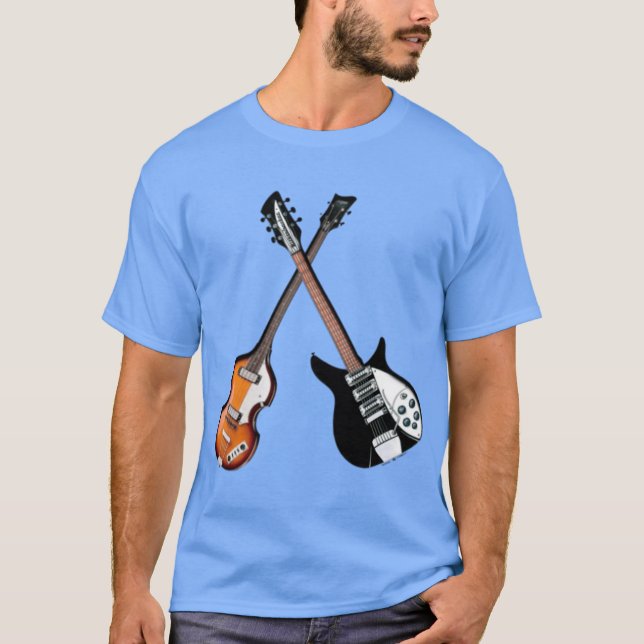 Camiseta Lennon McCartney family retro (Frente)
