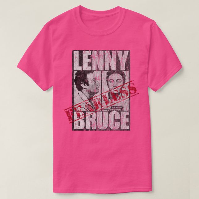 Camiseta Lenny Bruce Fearless (Frente do Design)