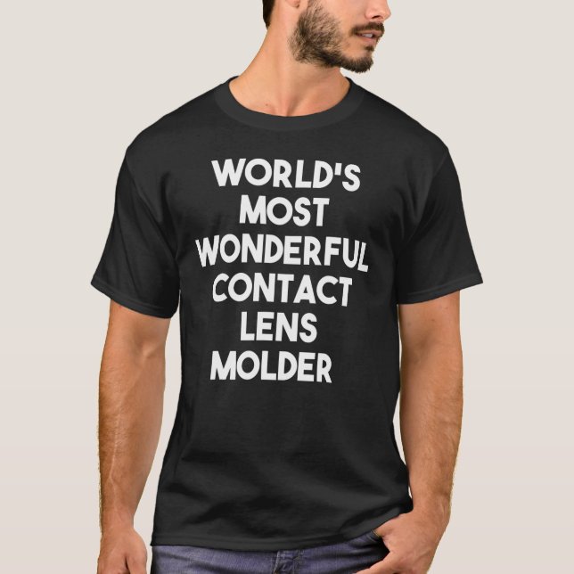 Camiseta Lens Molder de Contato Mais Maravilhoso do Mundo (Frente)