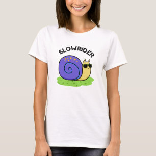 Camiseta Lenta Aranha-Aranha-Pequena Pun-Caracol