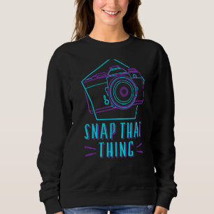 Camiseta Lente Da Câmera Fotográfica Retrorna Essa Coisa
