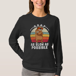 Camiseta Lentidão legal O Mais Lenta Possível Da Imagem Ret