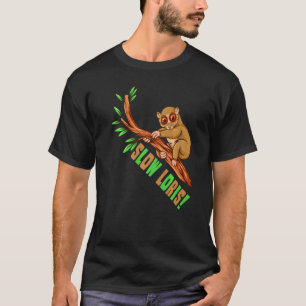 Camiseta Lentidão Loris Plumbloris Primate Macaco Ape