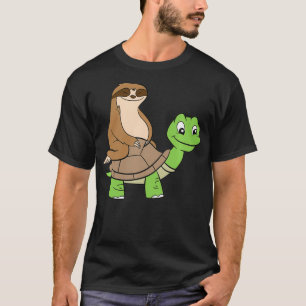 Camiseta Lentidão Na Tartaruga Engraçada A Ladeira Corre A