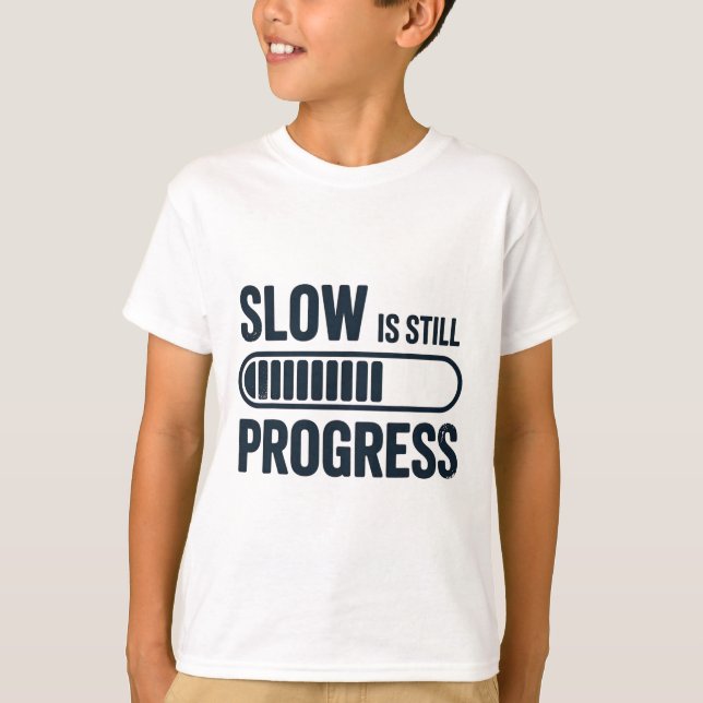 Camiseta Lento Ainda é Progresso Ioga Mindfulness Caracol D (Frente)