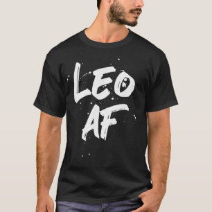 Camiseta Leo AF Zodiac - Sinal Horoscópio Aniversário