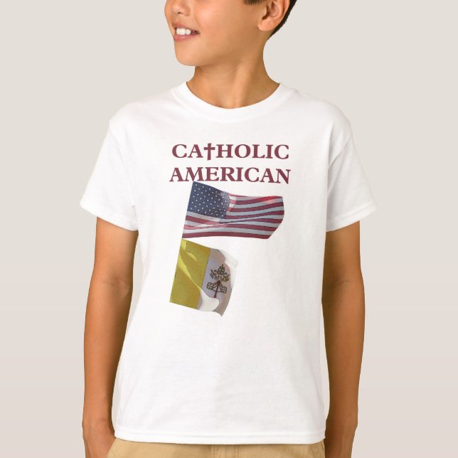 Camiseta LEO católico americano 14 (Frente)