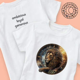 Camiseta Leo Dourado e Black Watercolor