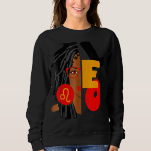 Camiseta Leo Girl Afro Bloqueia Garota Zodiac Sinaliza Aniv