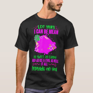 Camiseta Leo Girl Julian Aniversário Queens Mulheres Menina