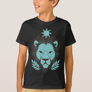 Camiseta Leo Lion Halloween Astrologia do Horoscópio Zodiac