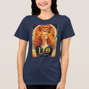 Camiseta Leo Lion Zodiac Birthday Gift