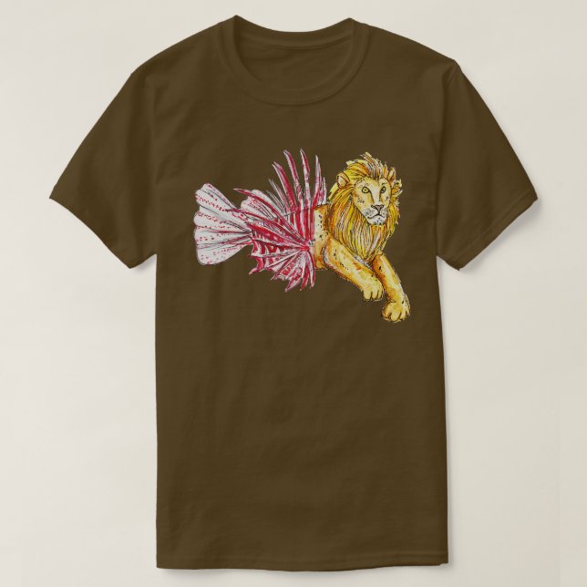 Camiseta Leo Lionfish (Frente do Design)