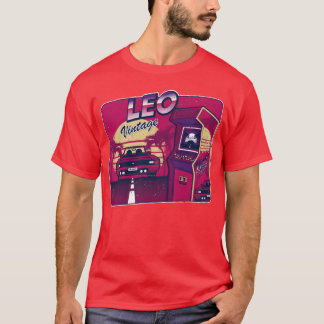 Camiseta Leo Personalizado Gamer Vintage Anos 80 90
