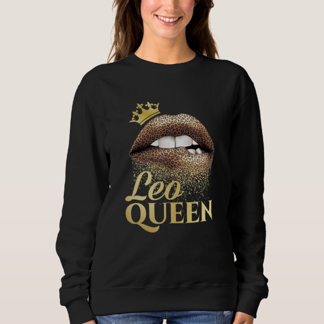 Camiseta Leo Queen Astrology Sinal Zodiac Horoscópio (Frente)