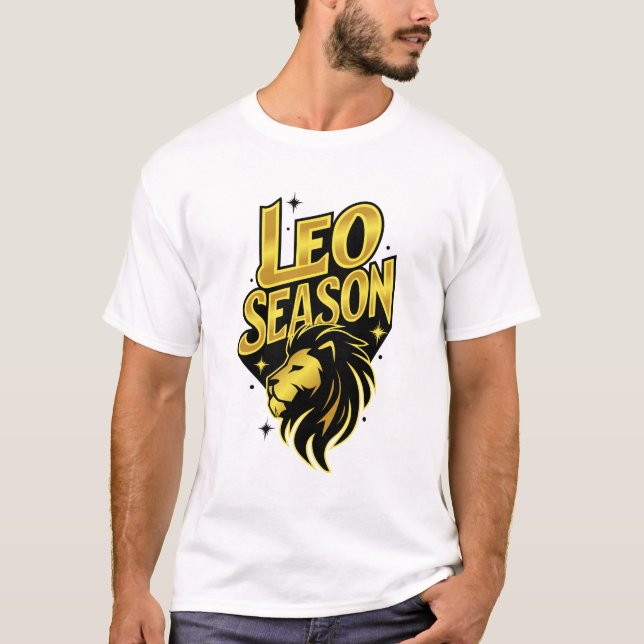 Camiseta Leo Season Astrology Pride Zodiac Lion (Frente)